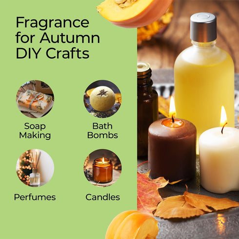 Good Essential Professional Pumpkin Pie Fragrance Oil (1 fl oz / 30ml) for Halloween Candles, Diffusers, Soaps, Lotions, Perfume, Home Scents...
