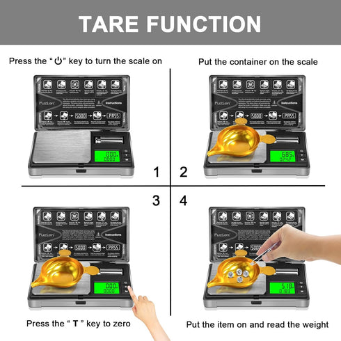 Fuzion Gram Scale, CASH-200 Digital Pocket Scale, 0.01g Digital Grams Scale, Jewelry Scale, Small Food Scale Mini Gram Scale with Upgraded Display...