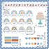 65 Pieces Rainbow Birthday Bulletin Board Set Happy Birthday Bulletin Board Decor Classroom Birthday Chart Cutouts Decorations Rainbow Happy Birth...