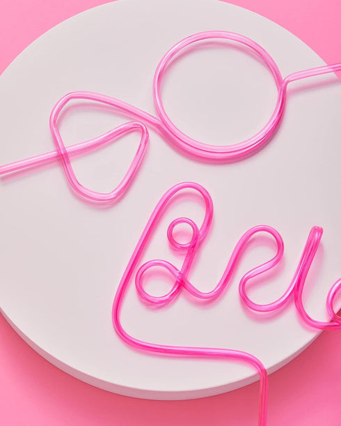 xo, Fetti Bachelorette Party XL Pink Bride + Diamond Ring Straw Set - 8 Pieces | Bridal Shower + Party Decorations | Bride to Be Gift...