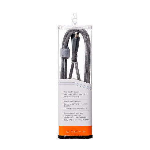 Ventev - ChargeSync Alloy USB C to Apple Lightning Cable 4ft | Fast Charging & High-Speed Data Transfer | Durable Construction | Compatible with i...