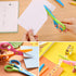 Set of 7, Loop Scissors and Preschool Training Scissors, SourceTon Craft Scissors Set for Scrapbooking, Kids Design, DIY Photo and Art Projects...