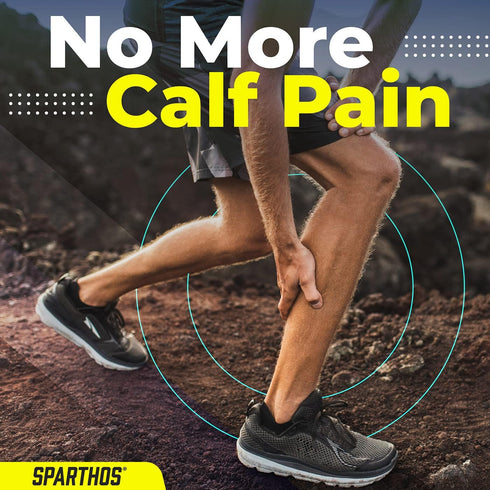 Sparthos Calf Compression Sleeves (Pair) – Leg Compression Socks for Men and Women – Shin Splint Calf Pain Relief Calf Medical Leg Pain and Cramps...