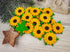 Handmade Mulberry Paper Flowers for Scrapbooking Embellishment Wedding Supply Accessory DIY Crafts Project, Artificial Mini Paper Flower (Yellow S...