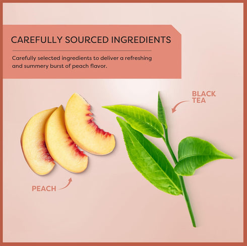 Wissotzky Sunny Peach Black Tea, 20 Tea Bags | Antioxidant Rich | Fruity Delight | Black Tea Bags...