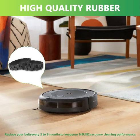Czepa 2 Parks Tires for Irobot Roomba Wheel Series 500, 600, 700, 800 and 900 e5 e6 i7, Replacement for All IROBOT roomba Models (2 Packs)...