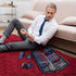 Modoker Mens Gift Tie Case for Travel Necktie Carrier Organizer Bag Storage Cufflinks and Suit Accessories,Blue...