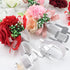 HIONXMGA 14 PCS Corsage Wristlet Band Silver Wrist Corsage Bracelets Bands, Wedding Party Prom Wristlets Band DIY Handmade Corsage Supplies Alumin...