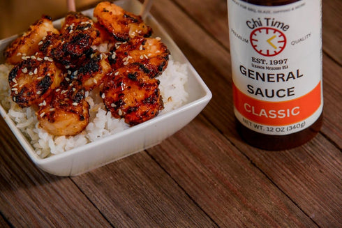 Chi Time's General Tso Sauce - Condiment for Wings, Chicken, Beef, Pork, Seafood, Rice or Noodles, and More. Perfect for Stir Fry, 12 Ounces, 2 Pa...