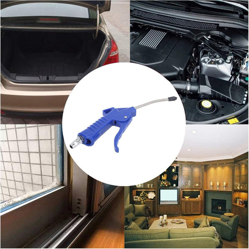 Air Blowing Dust Gun, Air Dust Removing Tool Air Compressors Gun Dust Blow Gun Rust-proof Powerful Blower for Clean Factory for Car Wash Industry...