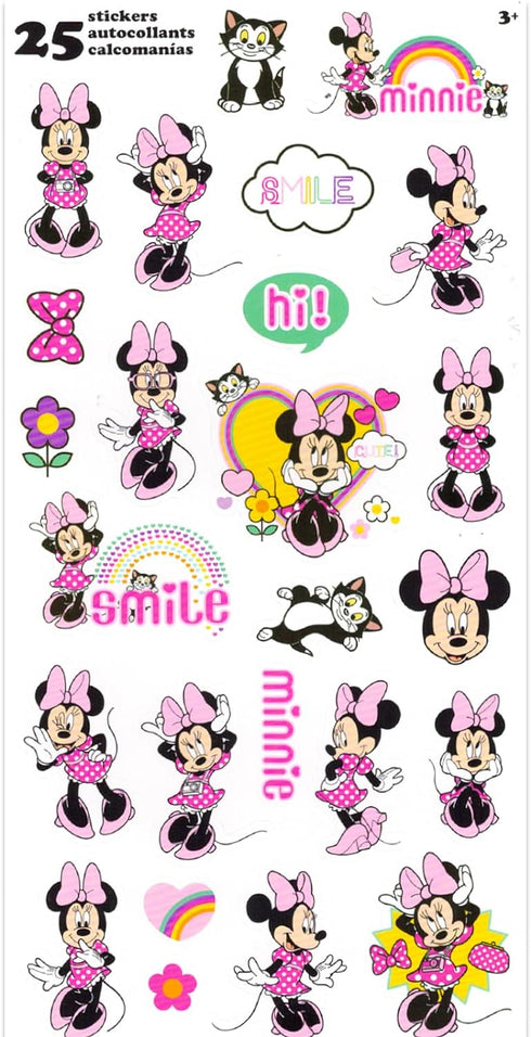 Mickey Mouse Kitchen Accessories - Mickey and Minnie Kitchen Accessories Bundle Includes Red Mickey and Minnie Salt and Pepper Shakers Plus Sticke...