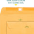 EnDoc 9 1/2 x 12 1/2 Clasp Envelopes - 10 Pack - Brown Kraft Catalog Envelopes Gummed Seal Closure – 28lb Heavyweight Paper 9.5x12.5 inch Envelope...