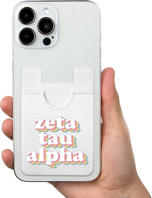 Sorority Shop Zeta Tau Alpha Koala Pouch - Retro Design Card Holder For Phone Case- Phone Wallet Stick On - Ultra-Thin and Lightweight Phone Case ...