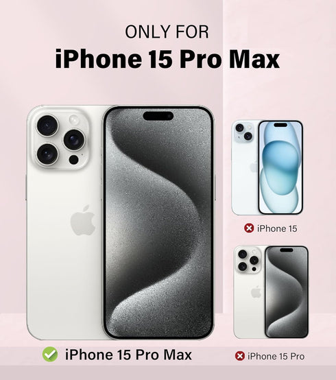 ArtsEvo Designed for iPhone 15 Pro Max Case, 6.6ft Drop Protection, Full Body Screen Camera Protective Phone Case,Light Blue...