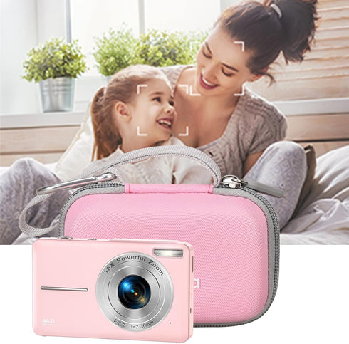 Aproca Pink Digital Camera Case, for VAHOIALD Digital Camera/BEVLXNIV Digital Baby Camera Kids Video Camera-Travel Storage Protective case...