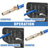 iCrimp IWC-1424A Crimping Tools for Deutsch DT Series Stamped & Formed Contact, Open Barrel Terminal Crimping Tool, AWG14 to AWG24 Wire Crimper...