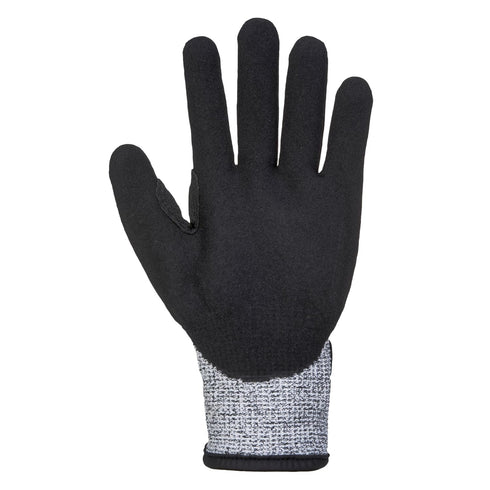 Portwest A722 Anti Impact Safety Work Gloves - Cut Resistant and Impact Reducing Protective Gloves Gray/Black Grey/Black, Large...