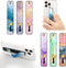 6 Pieces Phone Strap Grip Holder Finger Cell Phone Grip Telescopic Stand Universal Kickstand for Most Smartphones (Bright Marble)...
