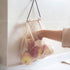hatisan Reusable Hanging Storage Mesh Bags Durable & Strong Fruit and Vegetable Mesh Bags/Pulling resistance Storage Tote Bags for Garlics, Potato...