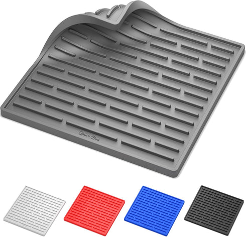GOOD TO GOOD 1 Pack Extra Thick 446°F Heat Resistant Silicone Trivet for Hot Pots and Pans, Non-Slip, Durable, Flexible, Eco-Friendly, Easy Clean,...