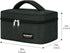 Small Lunch Bag Mini Lunch Box Insulated Portable for Adults Men Women Work with Handle Black...
