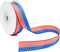 Patriotic Satin Ribbon,5/8 Inch, 10 Yards,American Flag Ribbon Red Blue White Star and Stripe Ribbon for July 4 th Memorial Day,President's Day Gi...