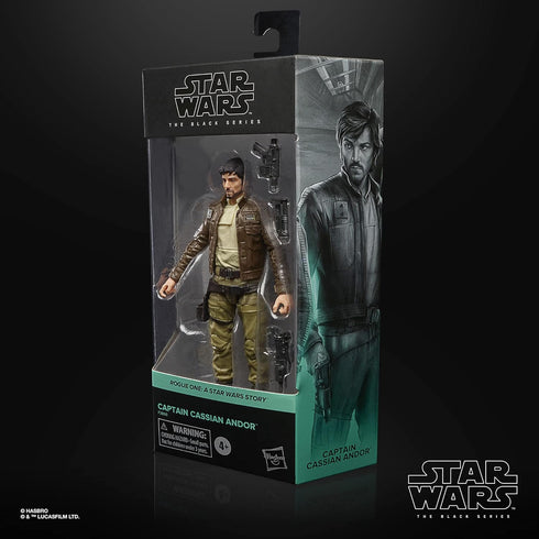 STAR WARS The Black Series Captain Cassian Andor 6-Inch-Scale Rogue One: A Story Collectible Figure, Toys for Kids Ages 4 and Up...