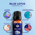 Blue Lotus Essential Oil | Premium Therapeutic Grade | for Aromatherapy, Diffuser, Skin, Soaps, Lotions & Candles | Vegan & Cruelty Free, Undilute...