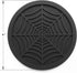 Silicone Coasters For Drinks - 6 Pack Unique Design Spider Drink Coasters, 4" Black Coaster Set by COASTERFIELD...