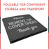 Shoe Cover Box | Disposable Shoe Bootie Holder For Realtor Listings and Open Houses | Please Cover or Remove Shoes Bin | Shoe Bootie Box (Grey)...