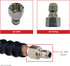 Simpson Cleaning 7100020 Replacement QC Plug for Pressure Washer Hose Up to 4500 PSI, Steel, 3/8-Inch FNPT, Silver...