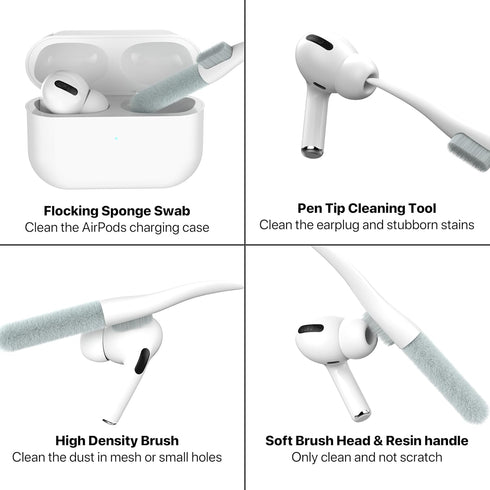 Valkit Compatible Airpods Pro 2nd/1st Generation Case Cover with Cleaner Kit, Military AirPod Pro 2 Case with Lock & Lanyard Cool Shockproof Prote...