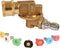 8 Pack 7 Angles Pressure Washer Pivoting Coupler Attachment Accessories Kit 1/4”Quick Connect 240 Degree Rotation,7 Power Washer Spray Nozzle Tips...