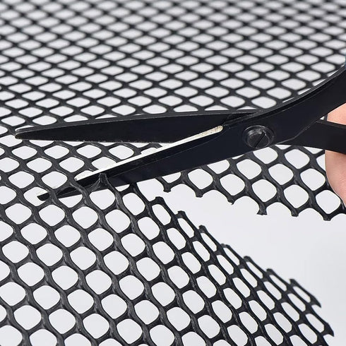 Plastic Chicken Wire Fencing 12'' x 10ft Black Chicken Wire Mesh Fence Poultry Netting for Crafts, Plastic Garden Fencing, Floral Chicken Wire...