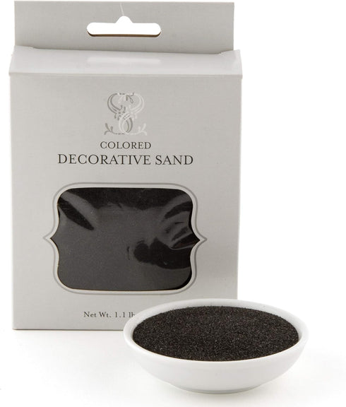 Weddingstar, Deep Black Crystalline Quartz Sand, 1.1lb...