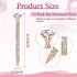 12 Pcs Big Diamond Pens with Crystal Bling Rhinestone Pen Metal Diamond Ballpoint Pens Black Rhinestone Ink Pens for Women Wedding Bridal Shower f...