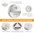 EverBrite LED Motion Sensor Night Light, Automated On & Off, Cool White Motion Activated LED Night Light for Kitchen, Bathroom, Stairs, Bedroom - ...