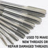Right and Left Hand 9/16"-20 UN HSS Tap, 9/16 x 20 UN Thread Tap for Bike Crank Repair...