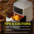 Large Silicone Air Fryer Liners Square 5-9 QT, 9.6 Inch Reusable Airfryer Liners Air Fryer Silicone Liners Pot Oven Liner Baking Tray, Air Fryer B...