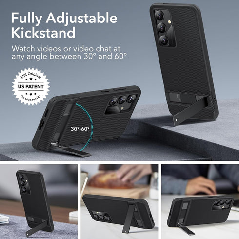 ESR for Samsung Galaxy S24 Case, Kickstand S24 Cover with 3 Stand Modes, Military-Grade Drop Protection, Shockproof Slim Phone Case with Patented ...