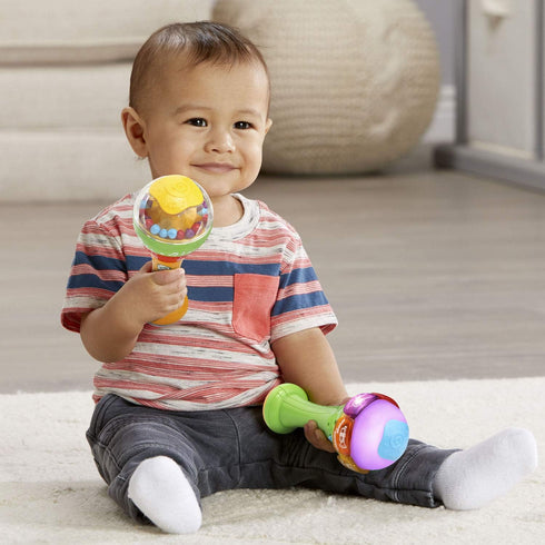 LeapFrog Learn & Groove Shakin' Colors Maracas - Includes electronic and non-electronic maracas, Parent's Guide, Multicolor...
