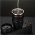 Camera Lens Coffee Mugs,Stainless Steel Camera Lens Cups,Unique Gift Idea for Photographers,Novelty Coffee Mugs for Home Supplies,Men,Women,Christ...