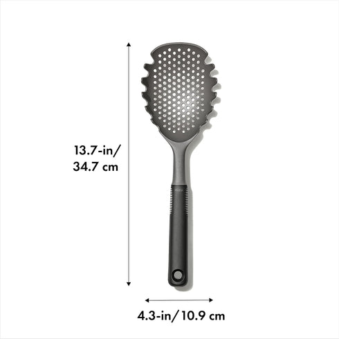 OXO Good Grips Pasta Scoop Strainer,Gray...
