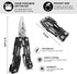 14-In-1 Multitool with Safety Locking, Professional Stainless Steel Multitool Pliers Pocket Knife, Bottle Opener, Screwdriver with Nylon Sheath ?A...