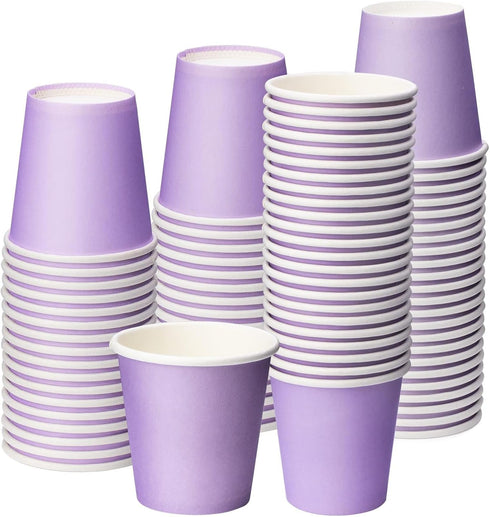 3 oz 100 Packs Small Disposable Mouthwash Cups Bathroom Paper Cups Espresso Paper Cups Paper Hot Cups for Snack Bathroom Espresso Perfect for Home...