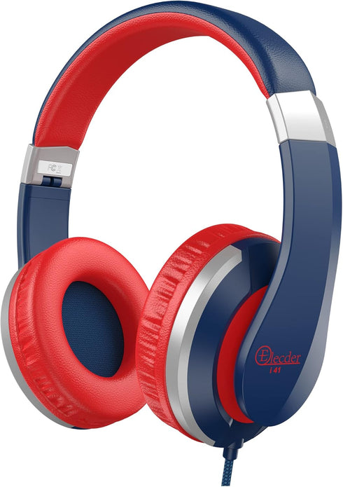 ELECDER i41 Kids Headphones, Headphones for Kids Children Girls Boys Teens Foldable Adjustable On Ear Headphones with 3.5mm Jack for Smartphones C...