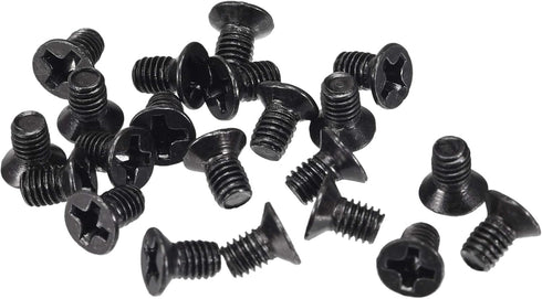 uxcell M3 x 5mm Phillips Screw Fastener Black for Laptop PC TV Fan Switch 150pcs...