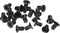 uxcell M3 x 5mm Phillips Screw Fastener Black for Laptop PC TV Fan Switch 150pcs...
