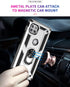 Military Grade Drop Impact for Moto One 5G Ace Case Motorola One 5G Ace G 5G Case 360 Metal Rotating Ring Kickstand Holder Armor Heavy Duty Shockp...
