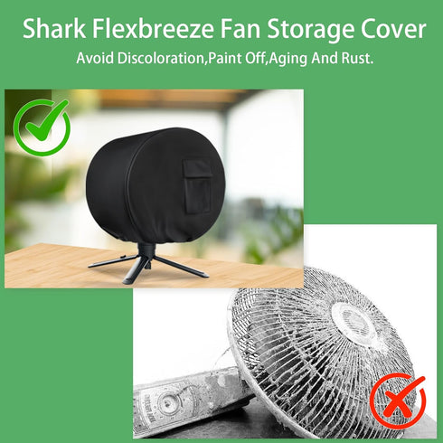 Fan Storage Cover Compatible with Shark FlexBreeze Fan,Outdoor Misting Fan Protect Cover for Shark Fan Half Cover,Protect Your Fan with This Ultra...